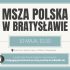 Msza polska w Bratysławie - maj 2026