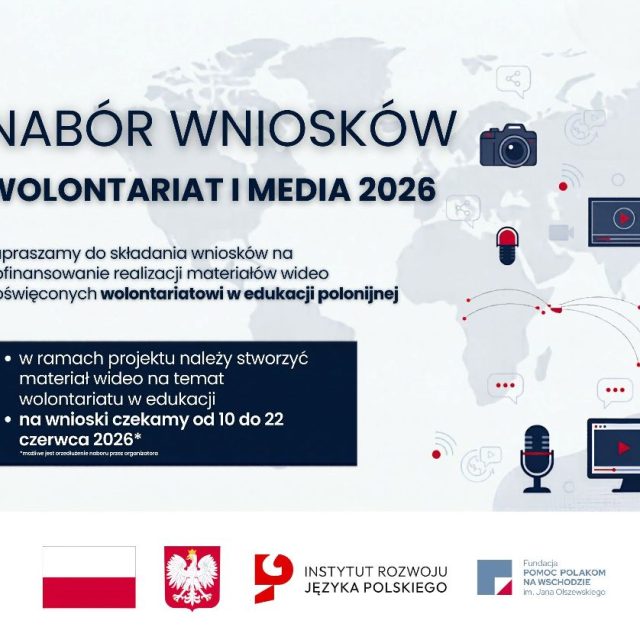 Konkurs na realizację wideo o wolontariacie w edukacji polonijnej